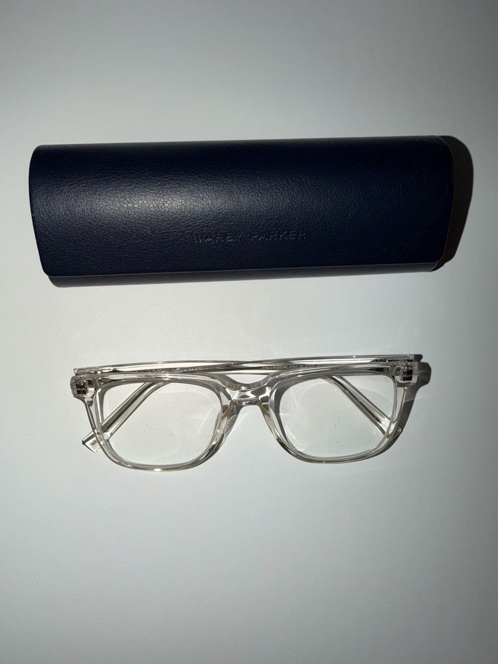 Warby Parker Chamberlain Clear Frame Glasses